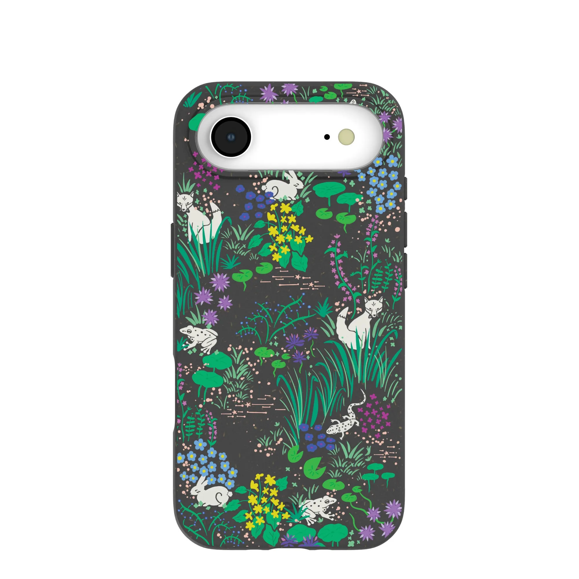 Black Midnight Pond iPhone Air Case Slim Protection Hybrid Pattern