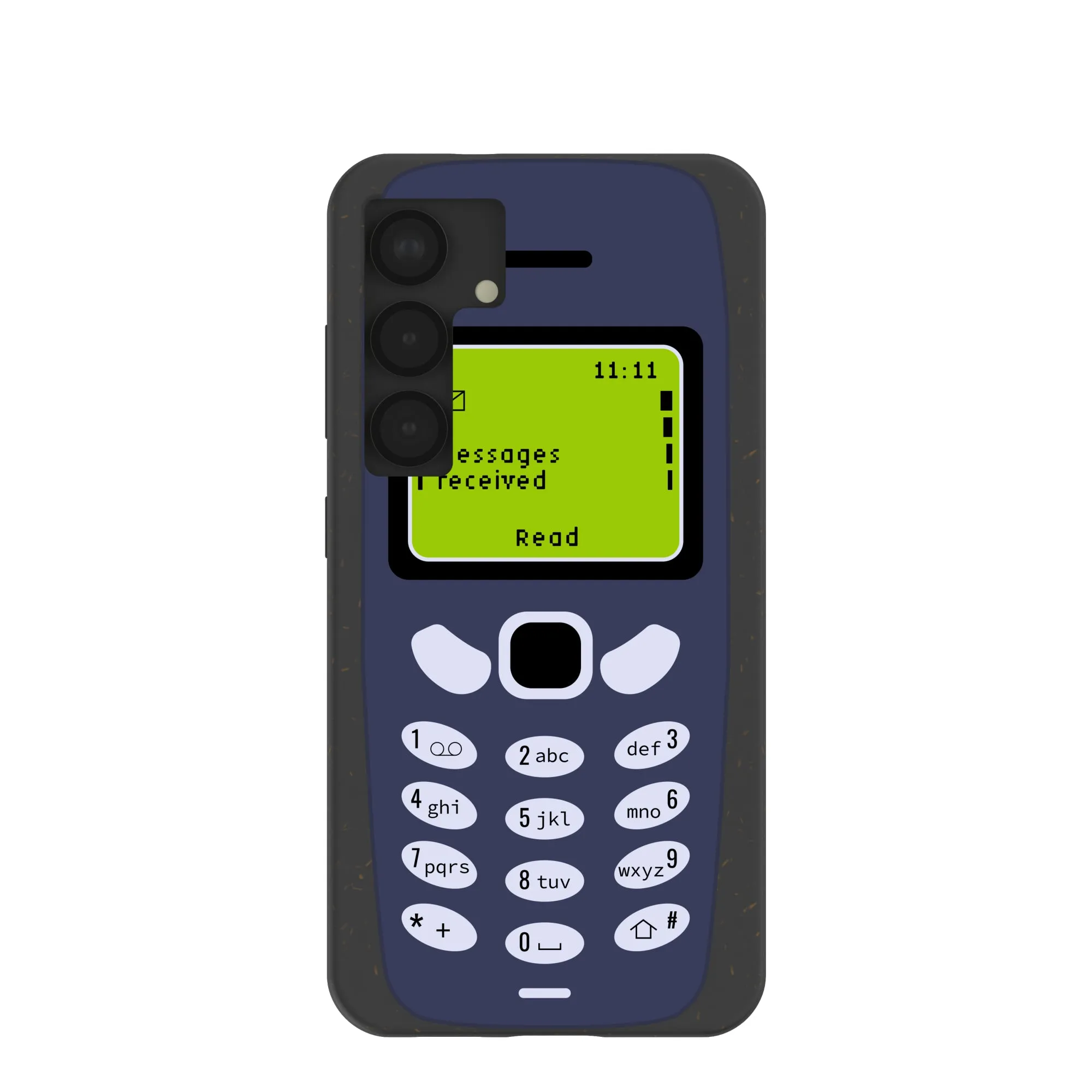 Black Mobile Samsung Galaxy S25 Case Polished Touch Lightweight Protection