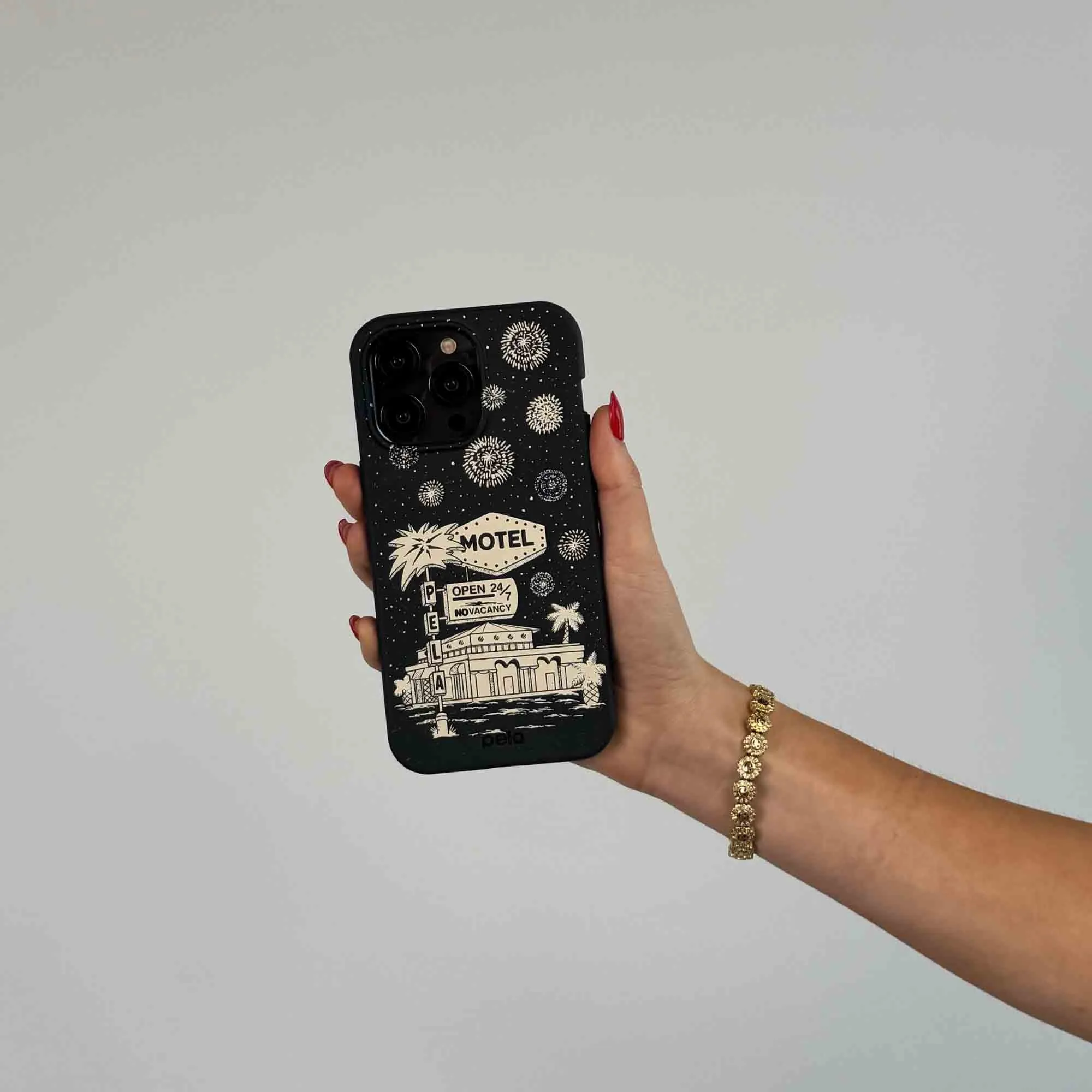 Protective Frame Design Black Motel Pela iPhone Air Case