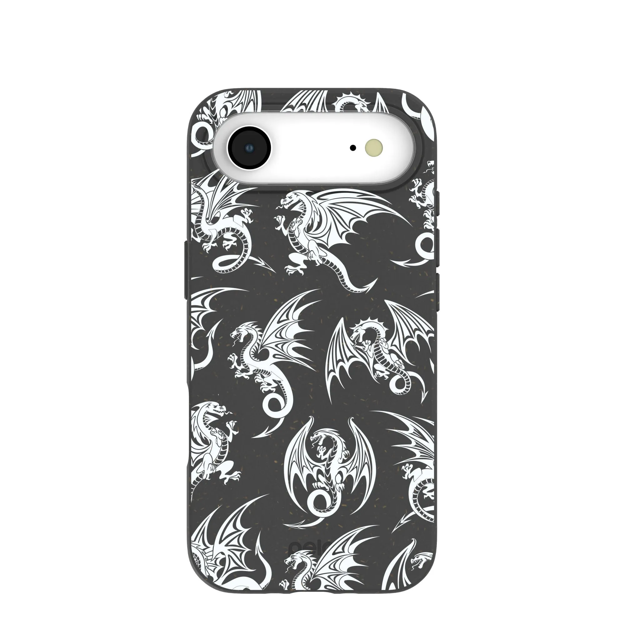Handheld device Flexible Surface Texture Black Mythical Dragons iPhone Air Case