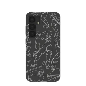 Easy Access Black Play Sketch Samsung Galaxy S25 Case