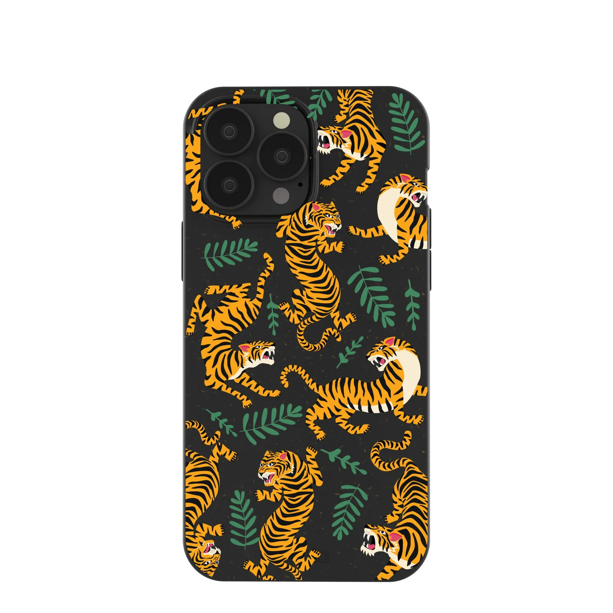 Black Playful Tigers iPhone 13 Pro Max Case Stylish Choice