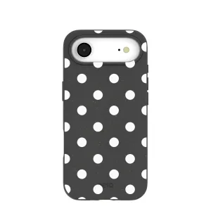 Comfort grip design Premium Pattern Design Black Polka Confetti iPhone Air Case