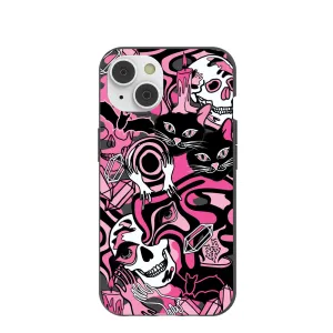 Fashion Design Compact Pattern Black Spellbound Ghouls iPhone 14/16e Case