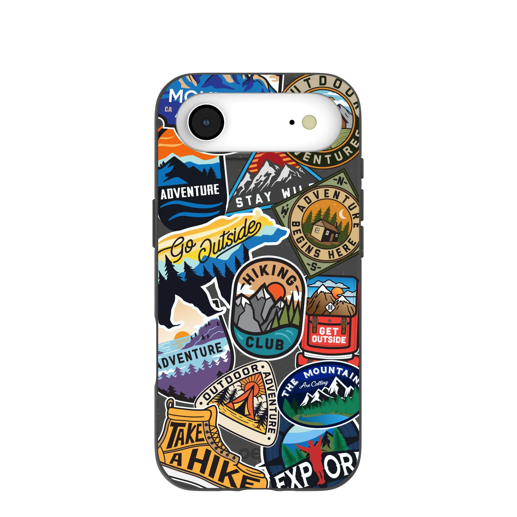 Black Trail Stickers iPhone Air Case Durable Accessory
