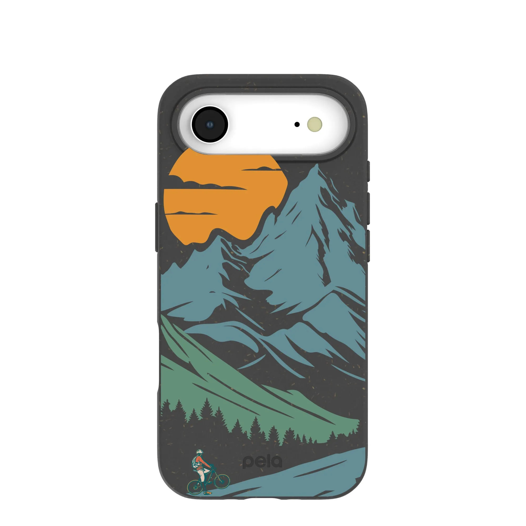 Black Vintage Peaks iPhone Air Case Sleek Build Rugged Pattern Texture
