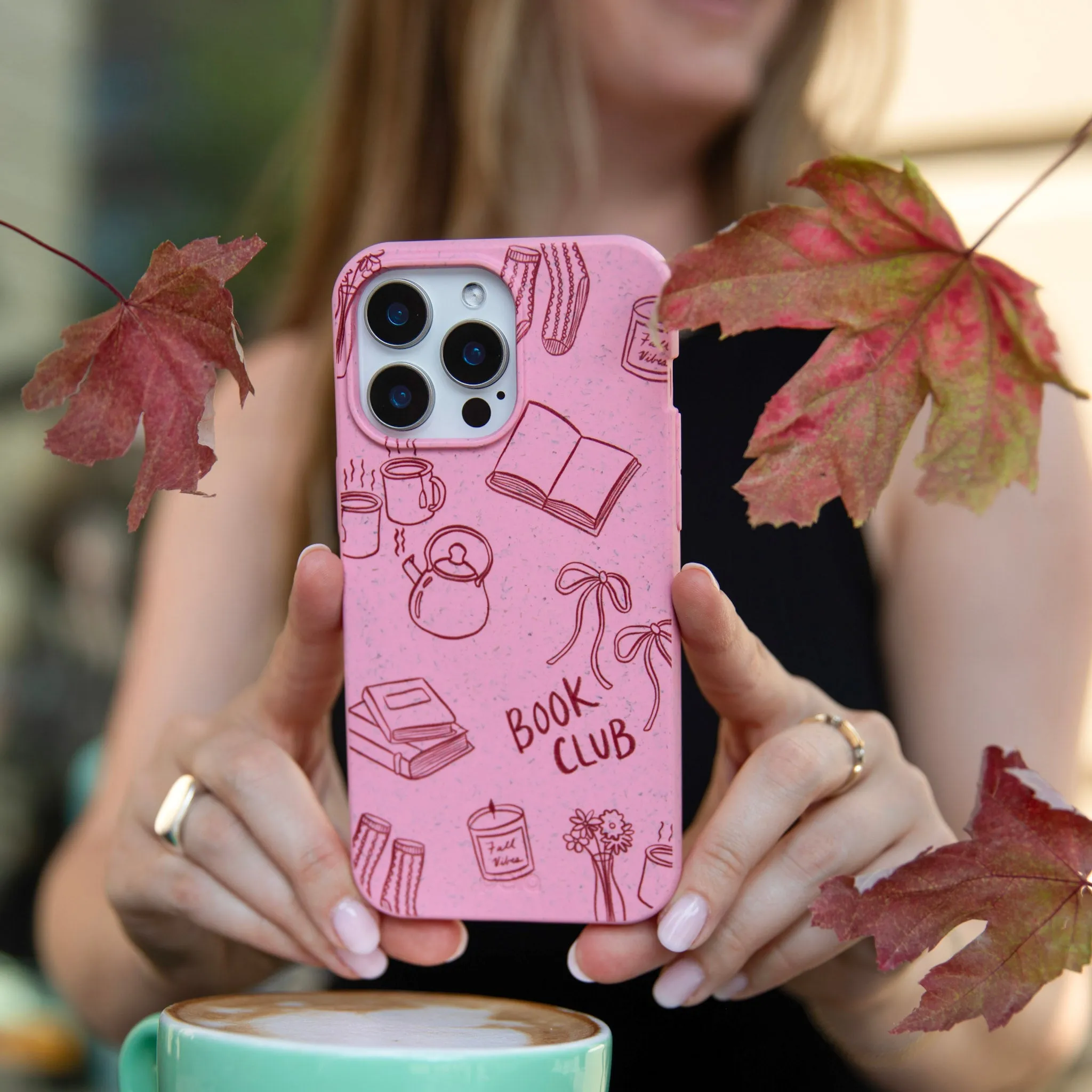 Bubblegum Pink Book Club iPhone Air Case Elegant Build soft look