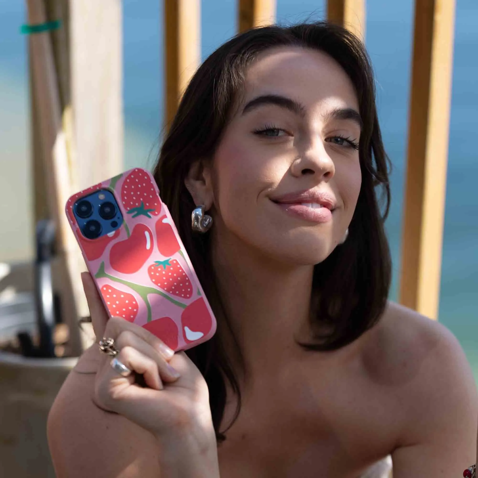 Trendy Design Bubblegum Pink Cherry Berry iPhone Air Case