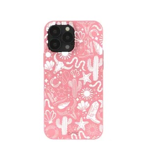 Modern Edge Bubblegum Pink Coastal Rodeo iPhone 13 Pro Max Case