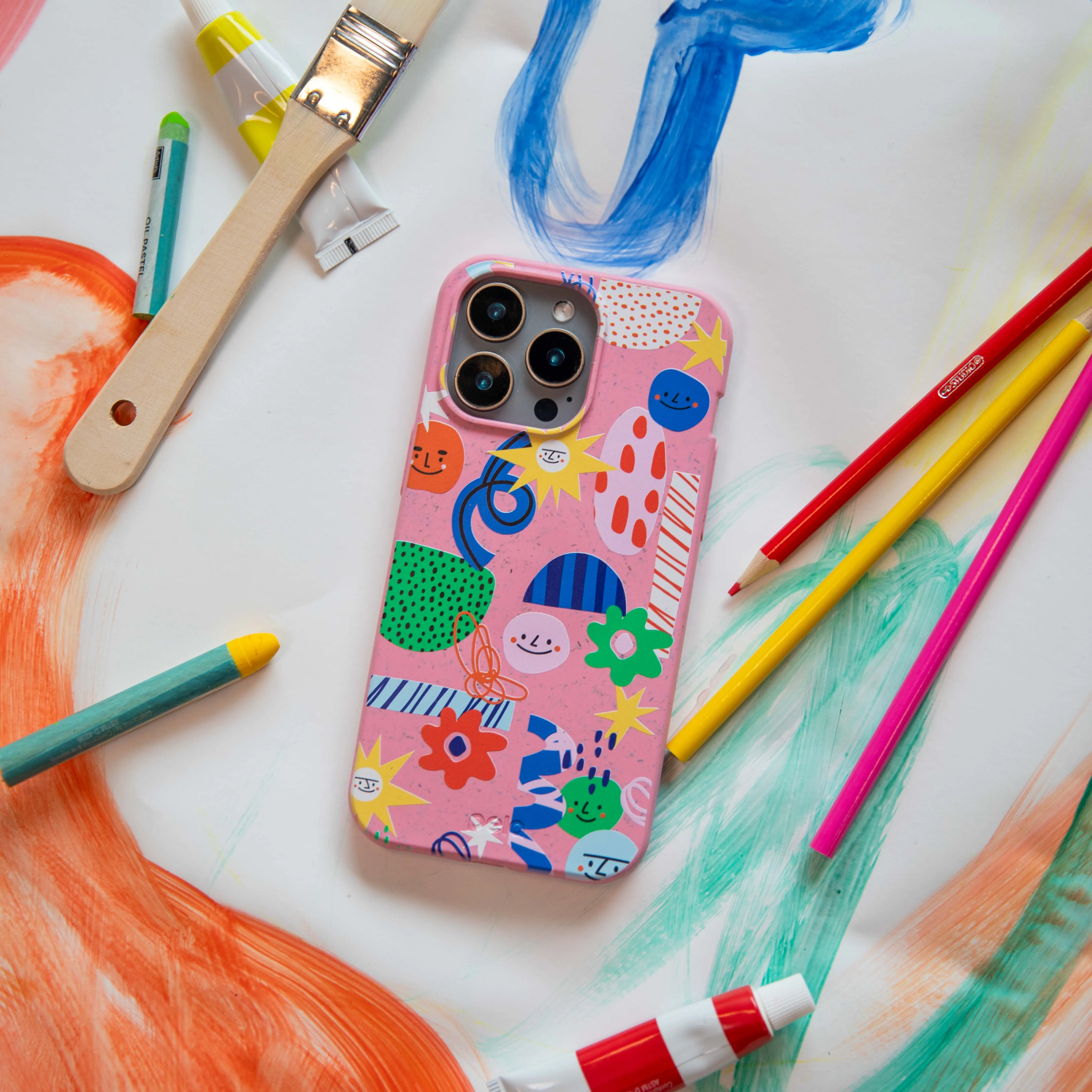 Classic Design Compact Structure Bubblegum Pink Daydreaming iPhone Air Case