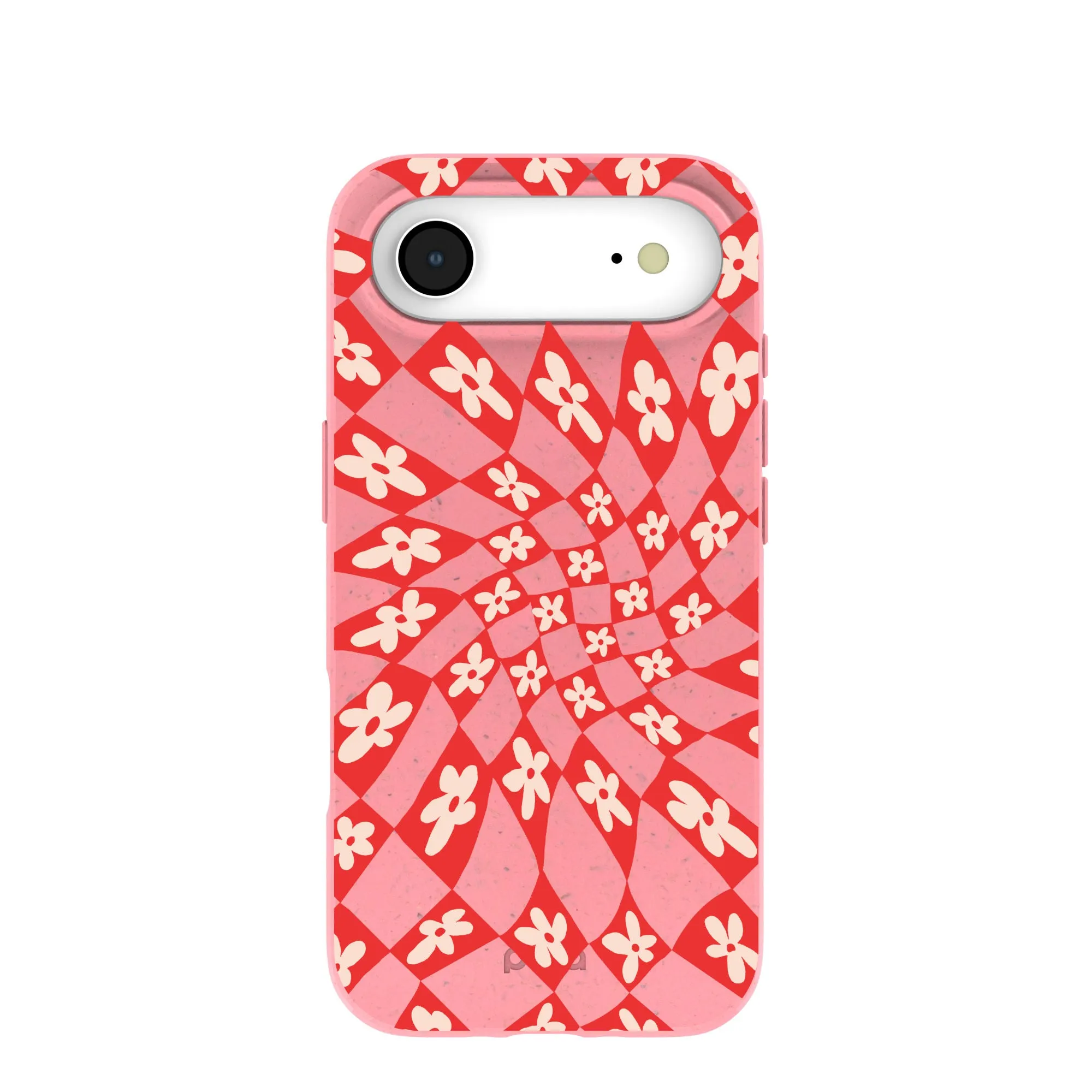 Bubblegum Pink Funky Fleurs iPhone Air Case Ergonomic grip Protective Form Fit