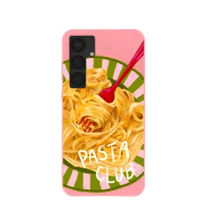 Bubblegum Pink Pasta Club Samsung Galaxy S25 (Plus) Case Outdoor Protection Minimal Form