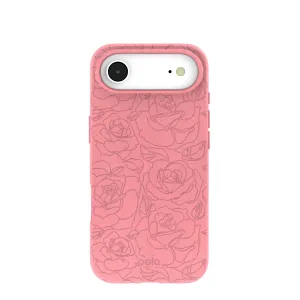 Bubblegum Pink Rosettes iPhone Air Case Tactile Feel