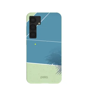Premium Edge Sage Green Tennis Court Samsung Galaxy S25 Case