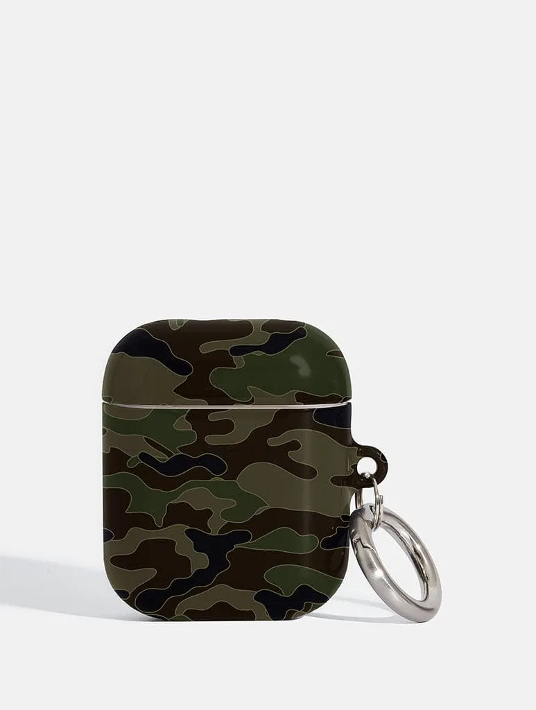 Camo AirPods Case lightweight magnetic closure