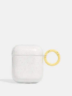 Buttermilk Glitter AirPods Case Anti Scratch Shell Creative Rubber Organizer