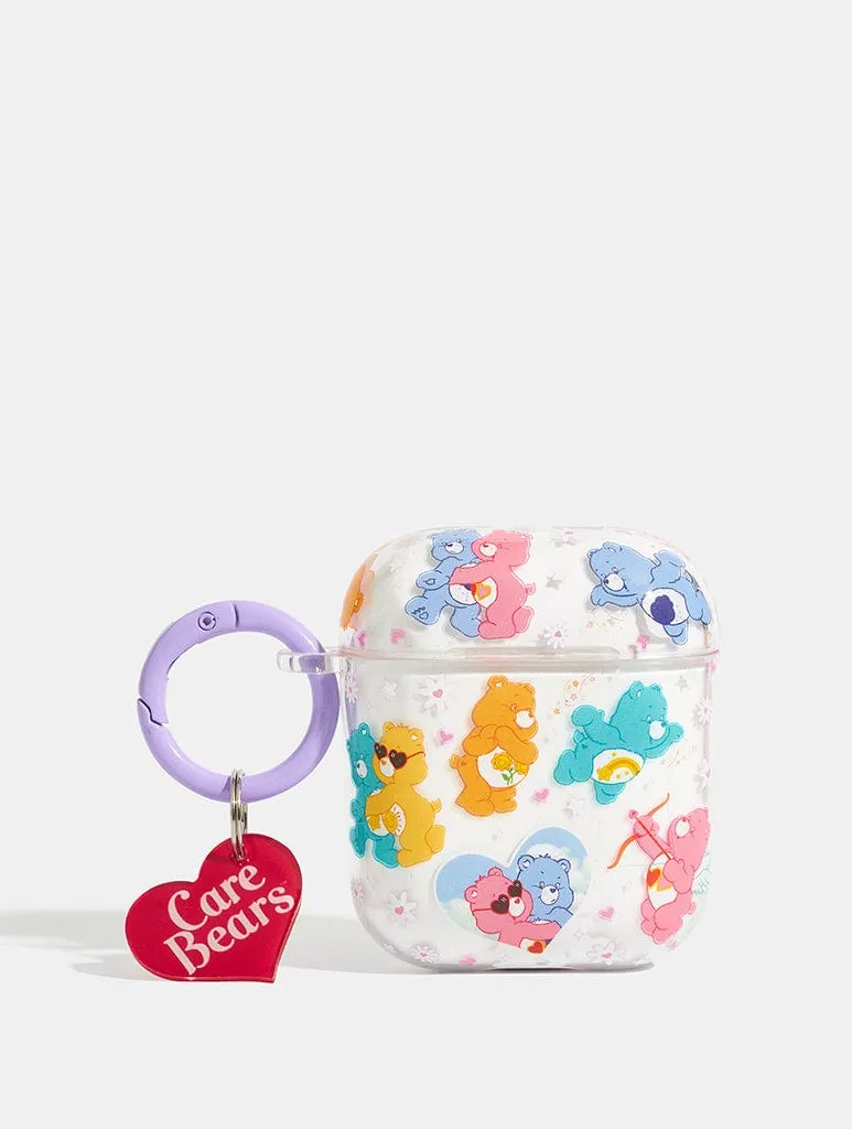 Creative Daily Organizer Care Bears x Skinnydip Glitter AirPods Case