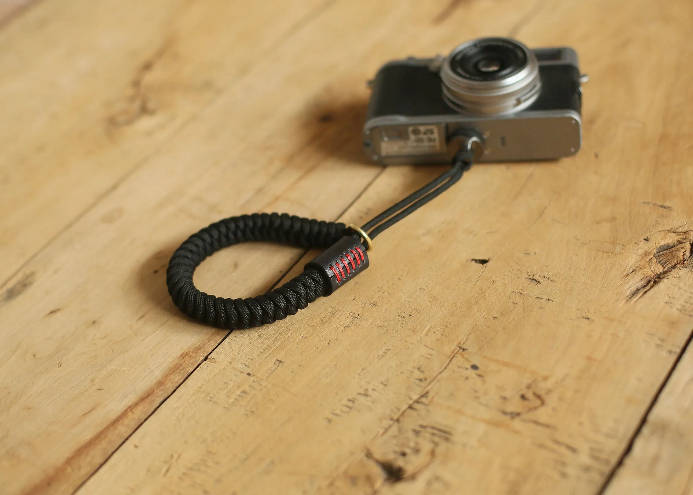 Black Hand Weave Strap 16mm Handmade Camera Wrist Band Strap ?C Simplicity with Style Neck Gear