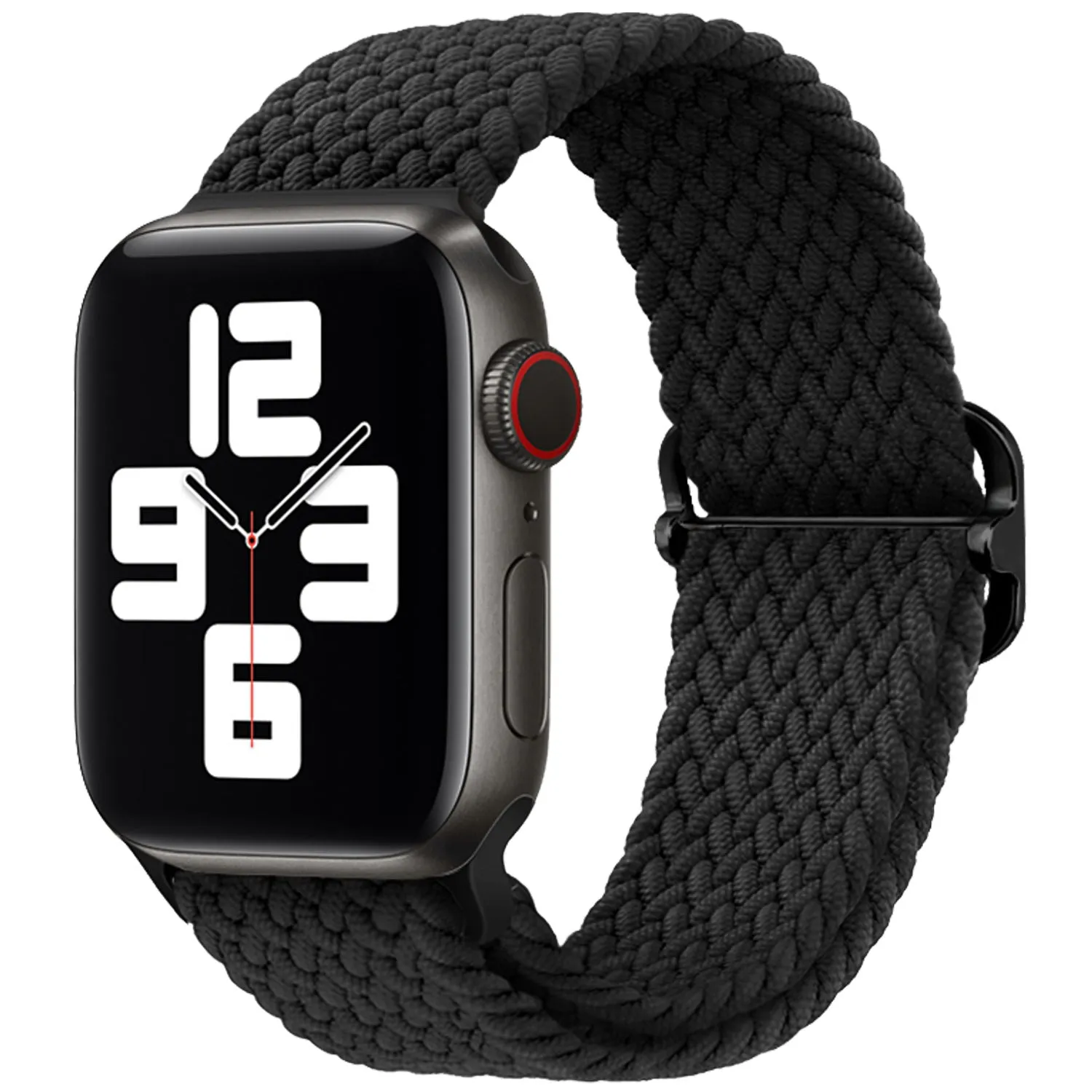 Apple Watch Braided Nylon Strap (Black) Premium Material