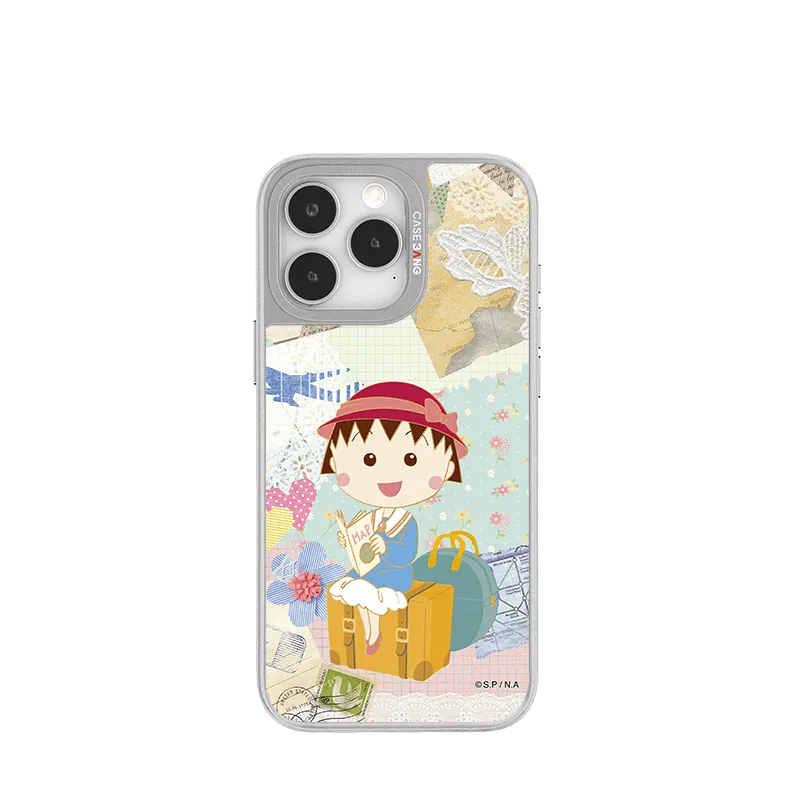 Chibi Maruko-chan Silver Unijoy Polished Surface Texture