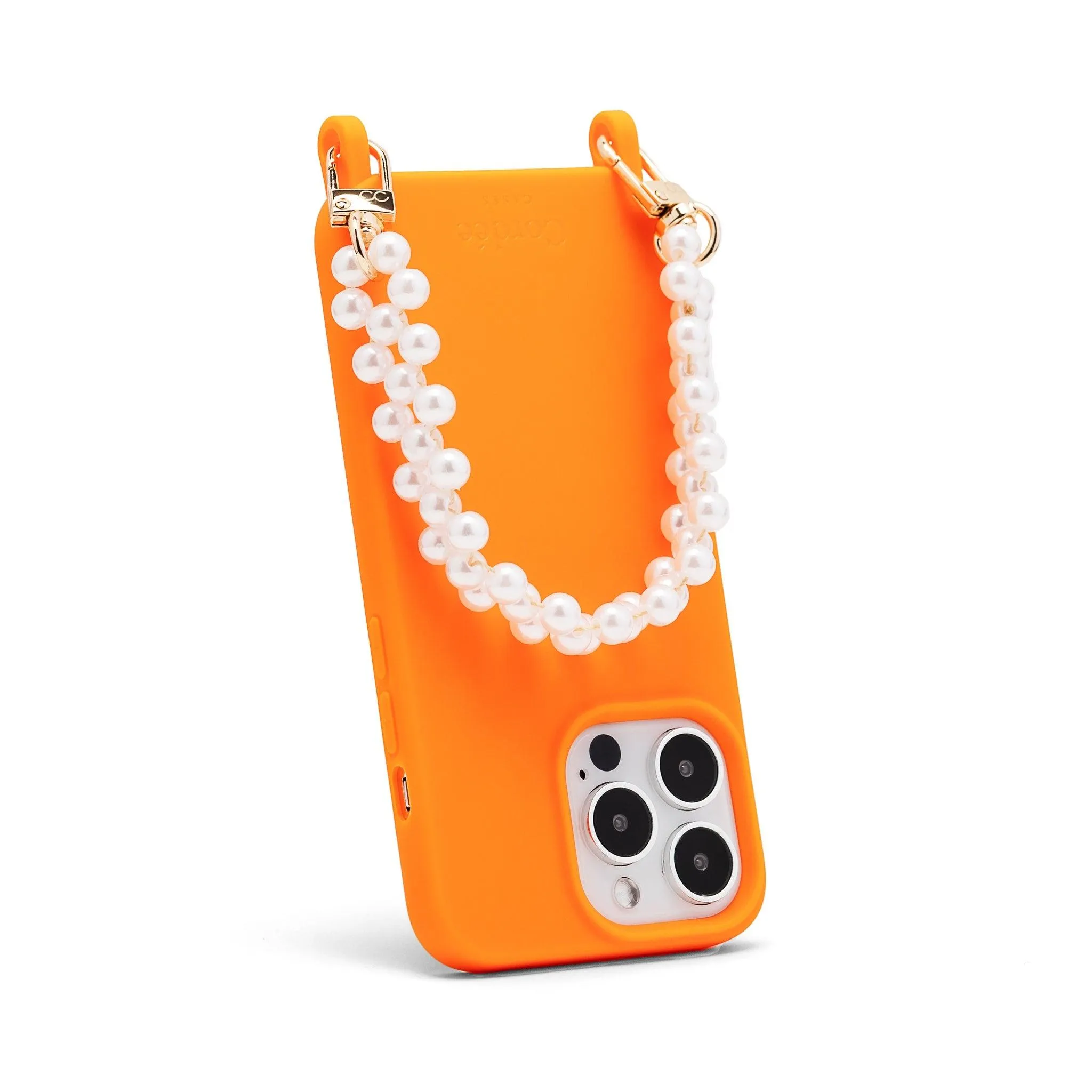 Reinforced Loop Gear Mobile Grip Chloe Pearl Wristlet