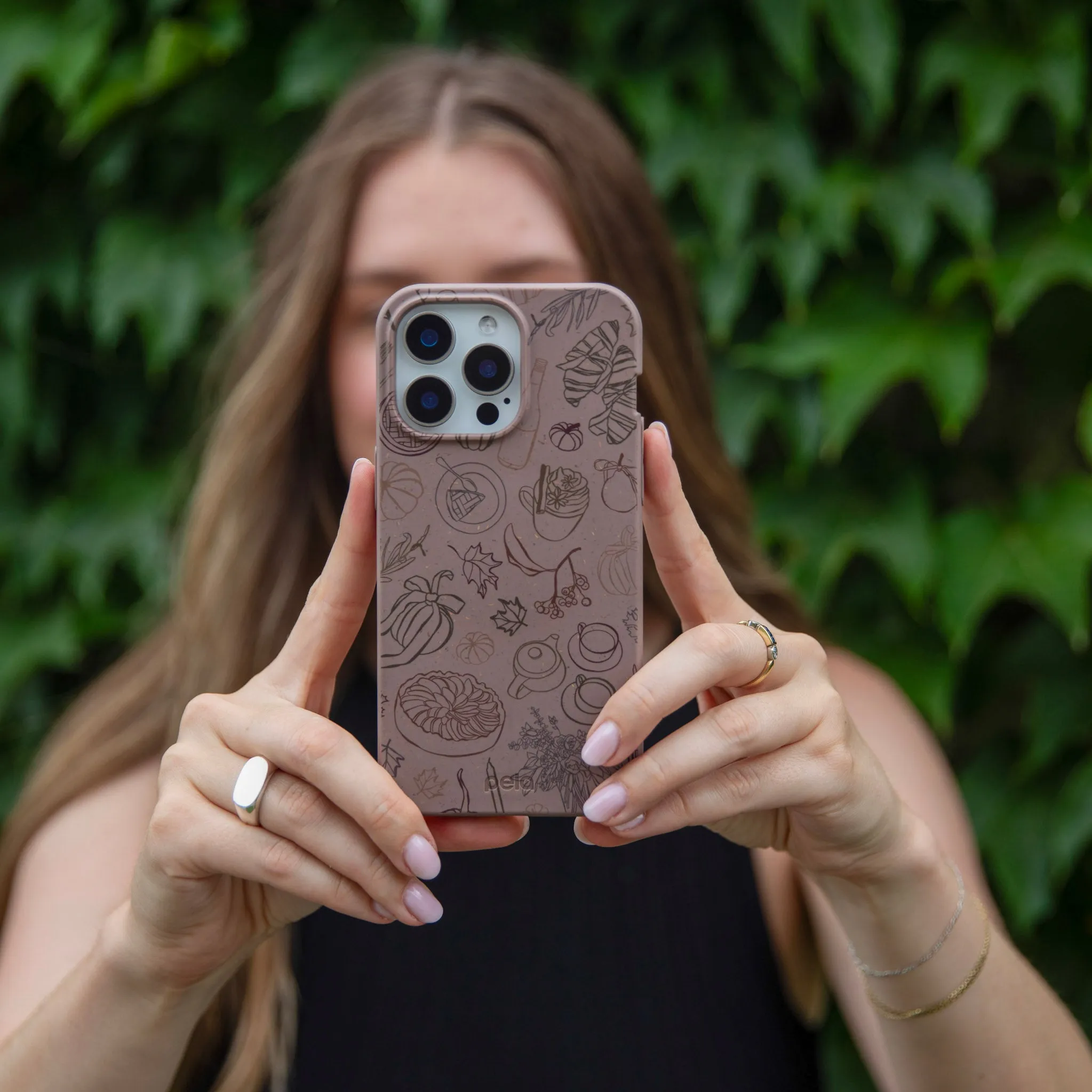 Durable Build Texture Chocolate Brown Autumn Sweets iPhone Air Case