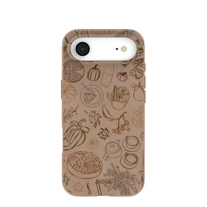 Modern Function Chocolate Brown Autumn Sweets iPhone Air Case