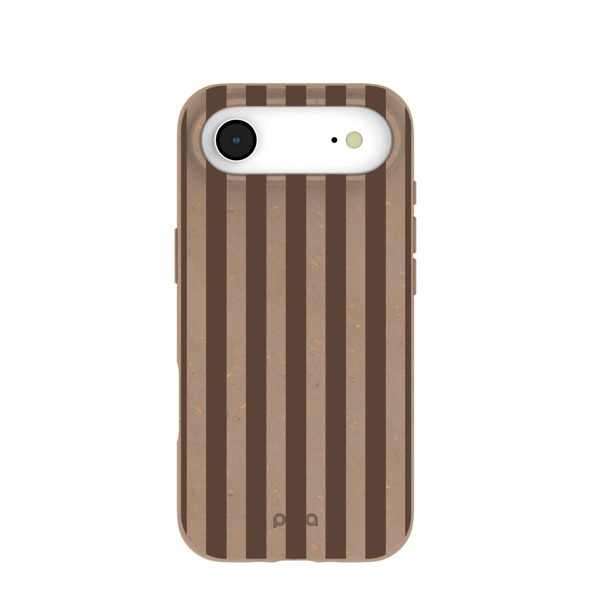 Chocolate Brown Cocoa Stripes iPhone Air Case Shock Guard