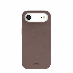 Smooth Coating Stylish Choice Chocolate Brown iPhone Air Case