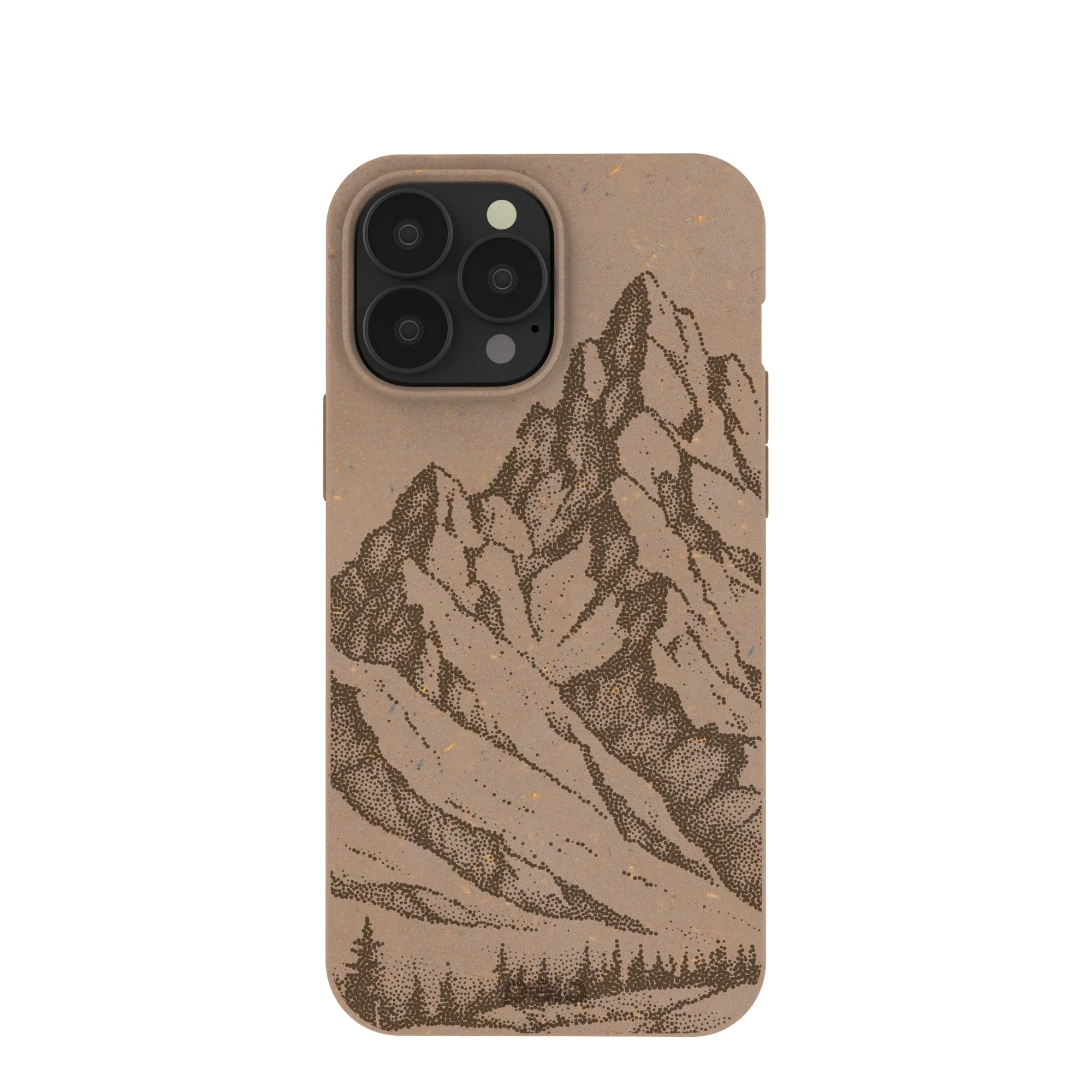 Stylish Form Chocolate Brown Silent Summit iPhone 13 Pro Max Case