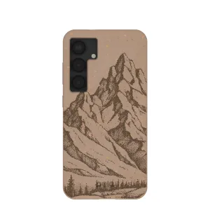 Chocolate Brown Silent Summit Samsung Galaxy S25 Case Matte Build