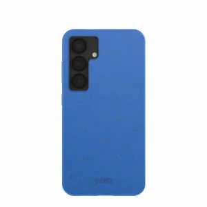 Hybrid Build Modern Accessory Electric Blue Samsung S25 Phone Case