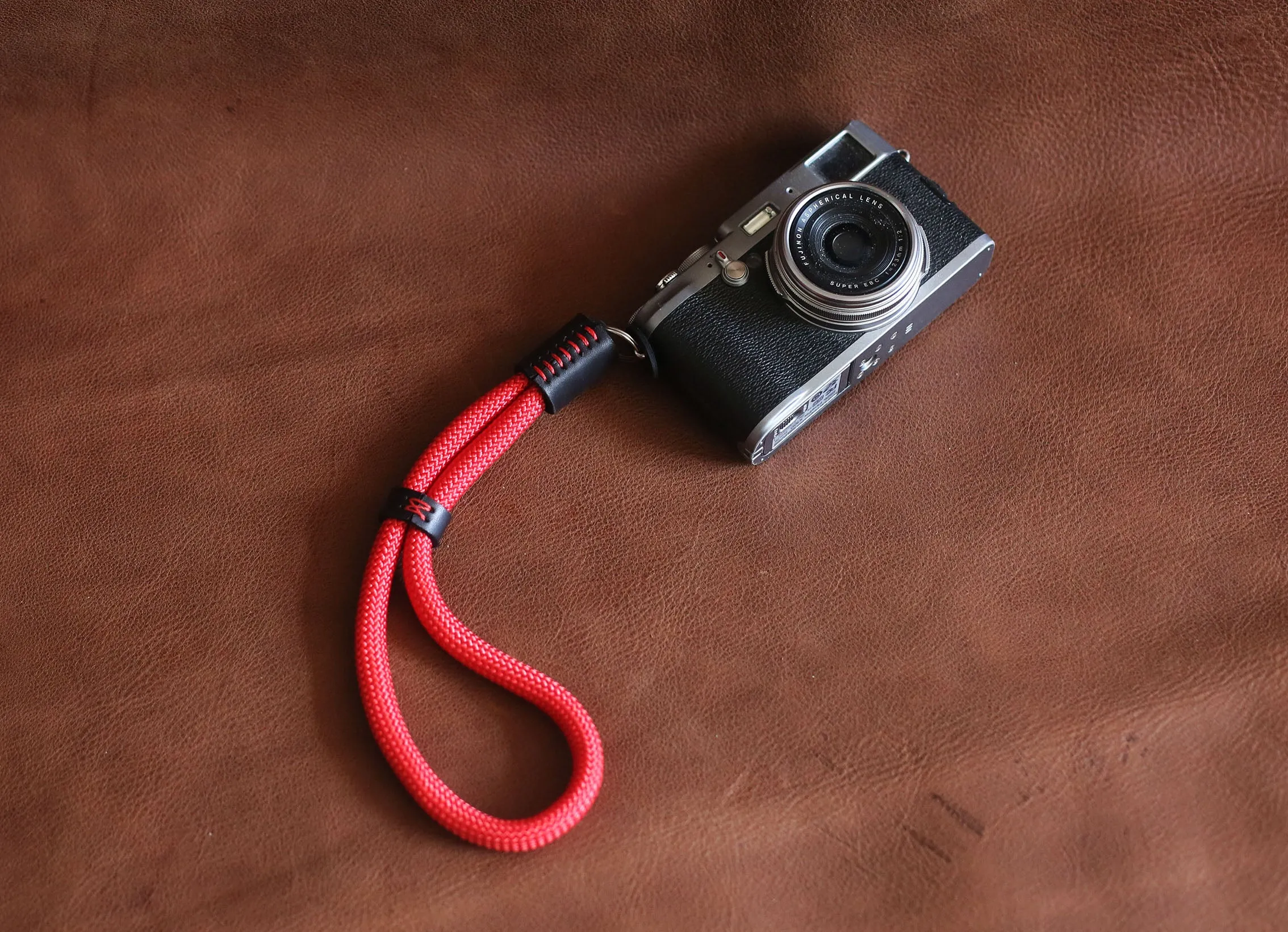 10mm Red Climbing Rope Camera Wrist Strap Protective Accessory Woven