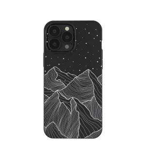 Black Night Panorama iPhone 13 Pro Max Case Shockproof Edge