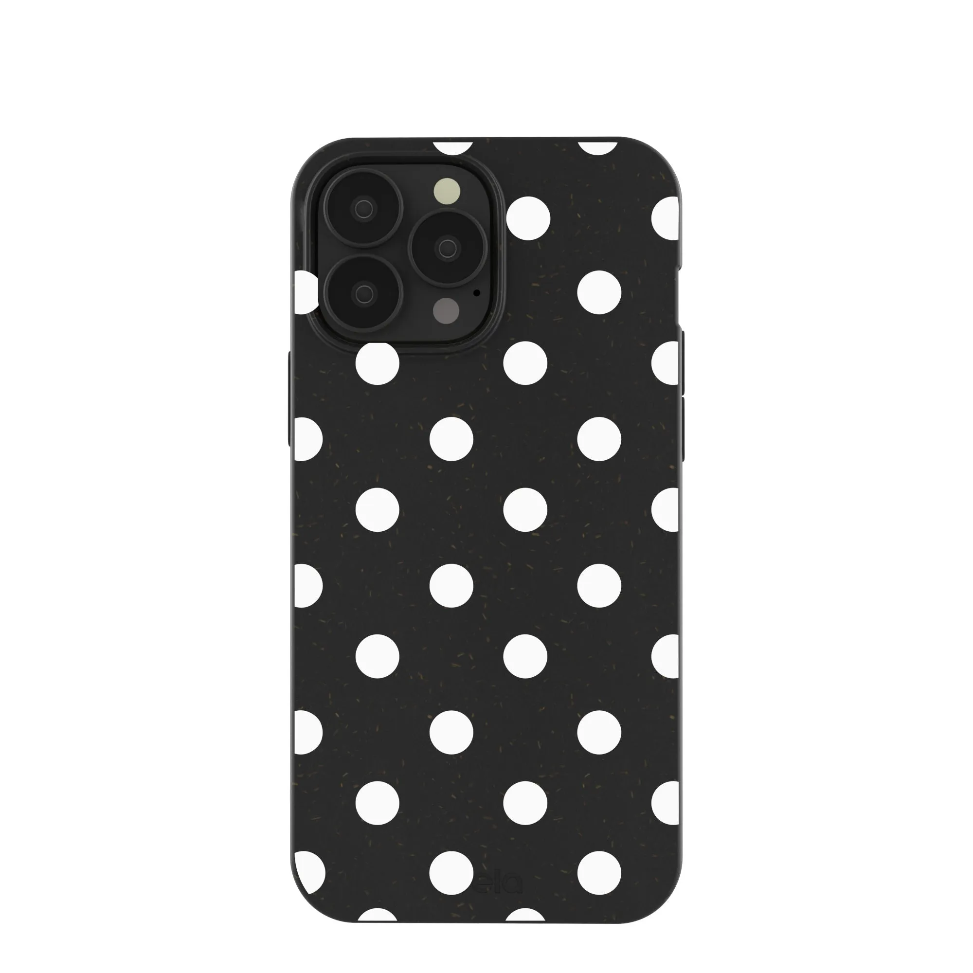 Durable Pattern Portable Accessory Black Polka Confetti iPhone 13 Pro Max Case