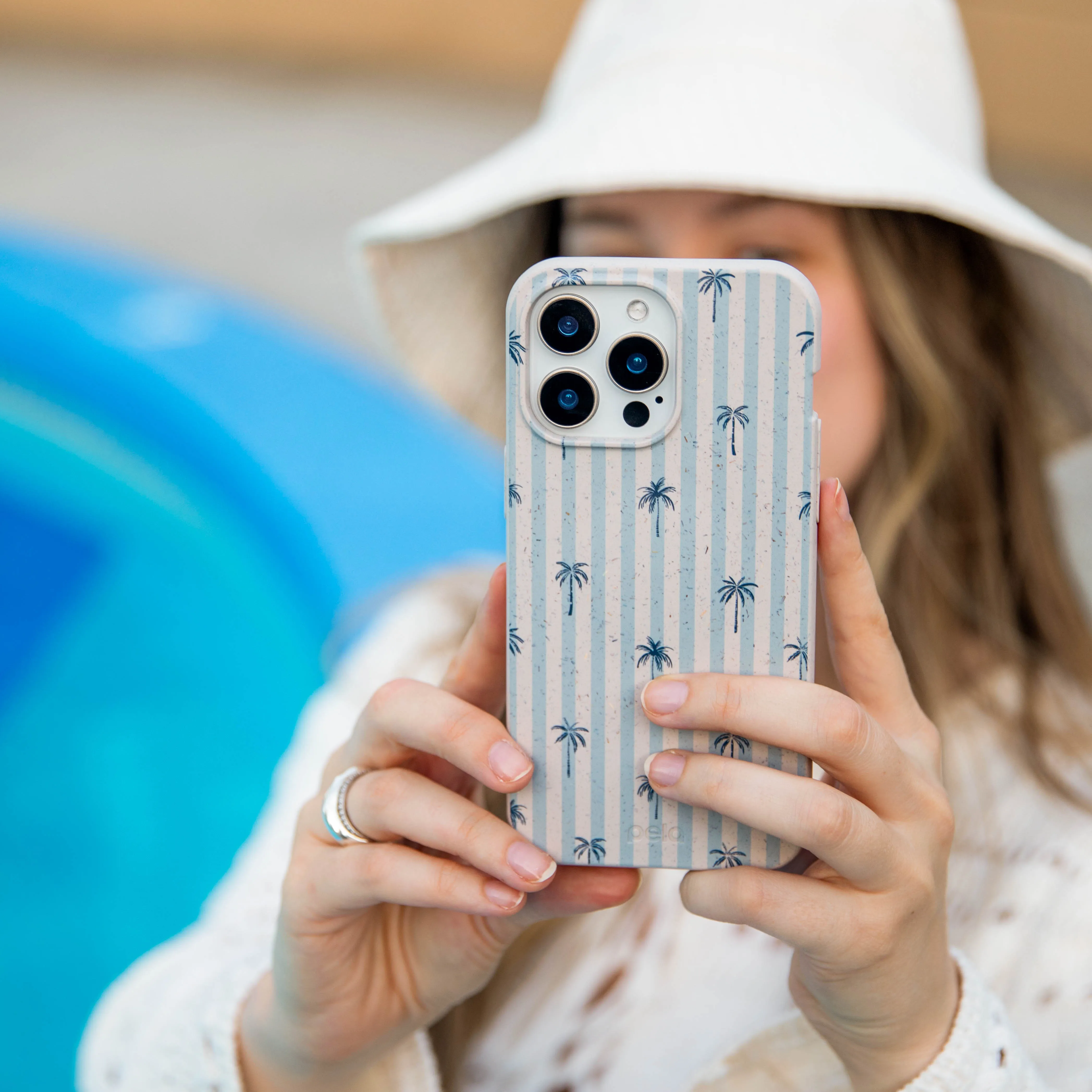 Transparent Look Fashion Texture London Fog Tropical Stripes iPhone Air Case