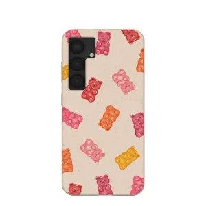 Seashell Gummy Bears Samsung Galaxy S25 Case Rugged Design
