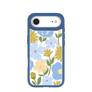 Hybrid Edge Finish Clear Blossom Trail iPhone Air Case With True Blue Ridge (MagSafe included)