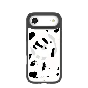 Protective Structure Clear Cat Cow iPhone Air Case With Noir Ridge (MagSafe included)