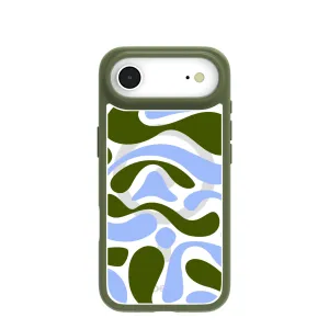 Clear Curve And Flow iPhone Air Case With Forest Floor Ridge (MagSafe included) Shock Layer