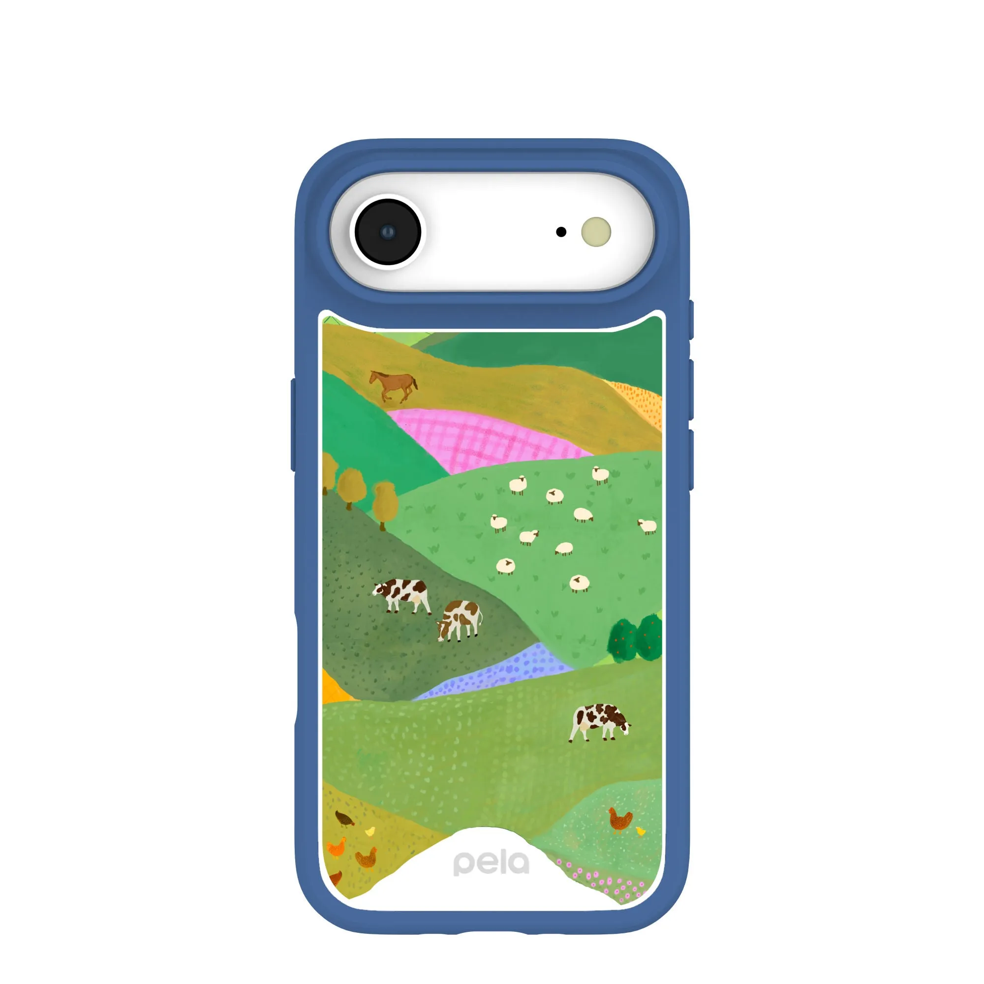 Clear Farm Tales iPhone Air Case With True Blue Ridge (MagSafe included) Everyday Carry