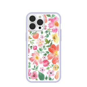 Luxury Appeal Clear Prairie Florals iPhone 13 Pro Max Case With Lavender Ridge