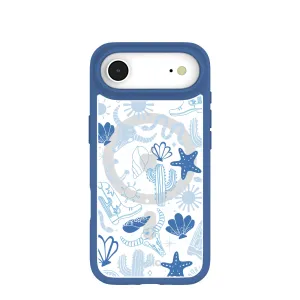 Light Build Premium Edge Design Clear Sea and Saddle iPhone Air Case With True Blue Ridge (MagSafe included)