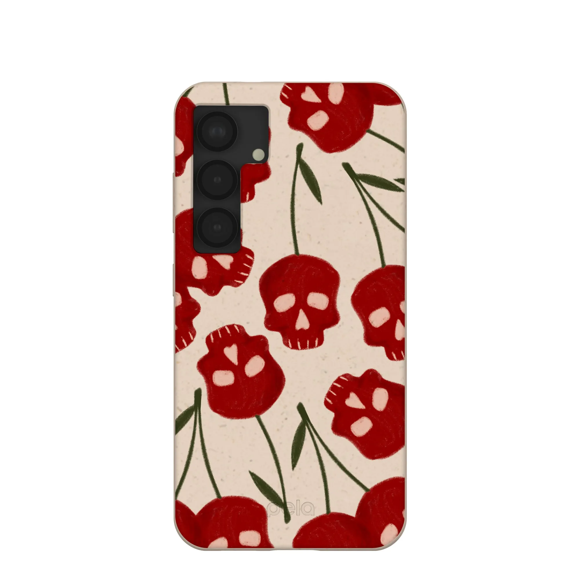 Seashell Scary Cherry Samsung Galaxy S25 Case Unique Artwork Everyday Function