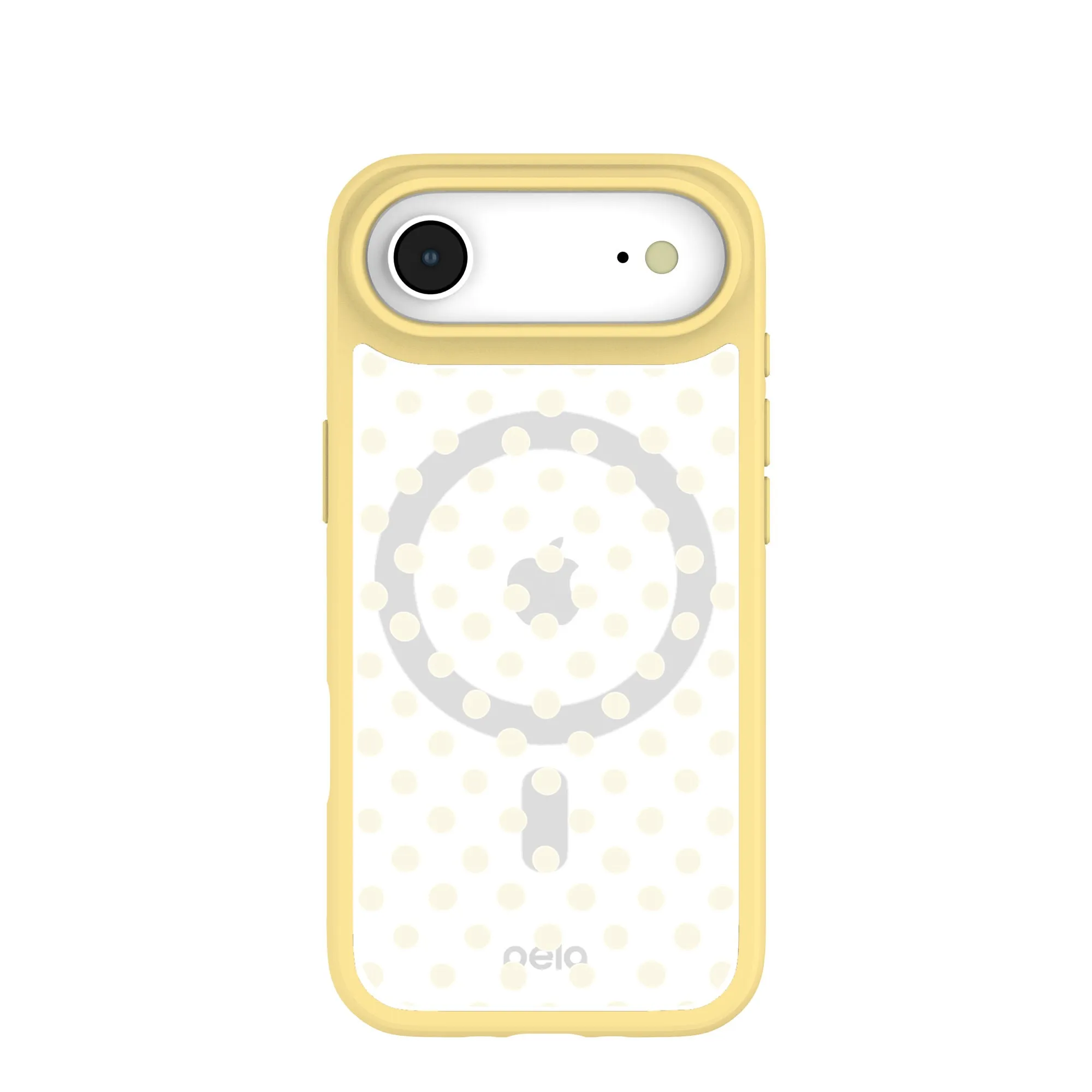 Clear Sugar Dots iPhone Air Case With Sunbeam Ridge (MagSafe included) Protective Pattern Enhanced grip