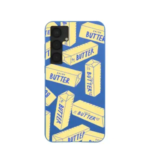 Fashion Forward Comfort Detail Electric Blue Butter Love Samsung Galaxy S25 (Plus) Case