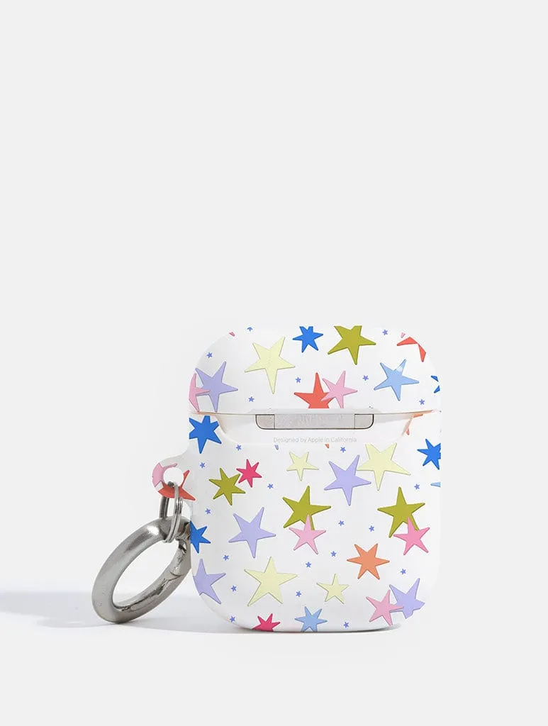 Colourful Stars AirPods Case custom limited edition case premium neon leather airpods shell