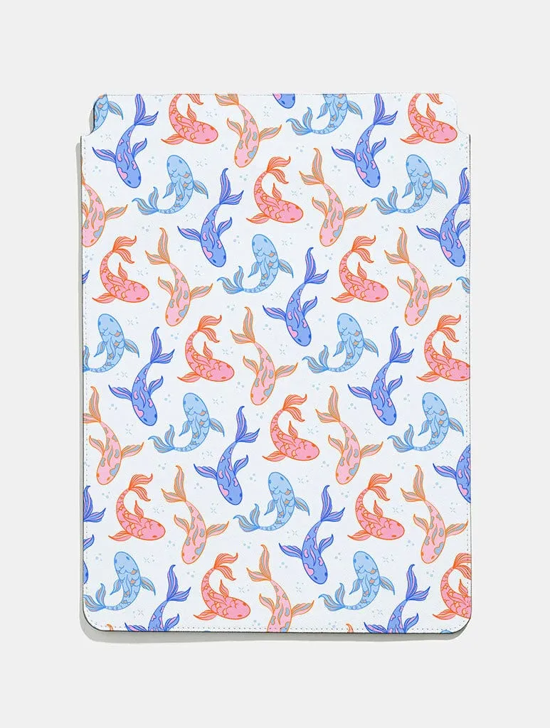 compact desk protector Colourful Koi Tablet Sleeve