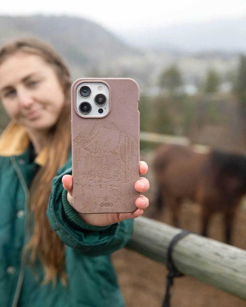 Stylish Touch Chocolate Brown Desert Run iPhone Air Case