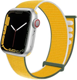Apple Watch Nylon Loop Strap (Yellow) Daily Comfort